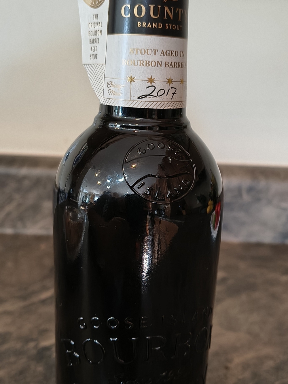 Goose Island Bourbon County Stout - Black Bottle (2017)